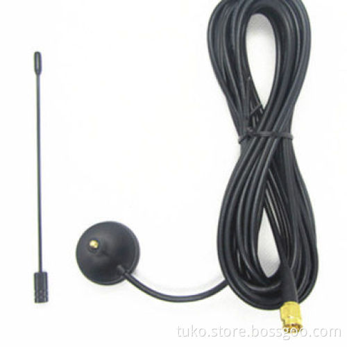 DVB-T antenna with RG174 cable and SMA connector magnetic base